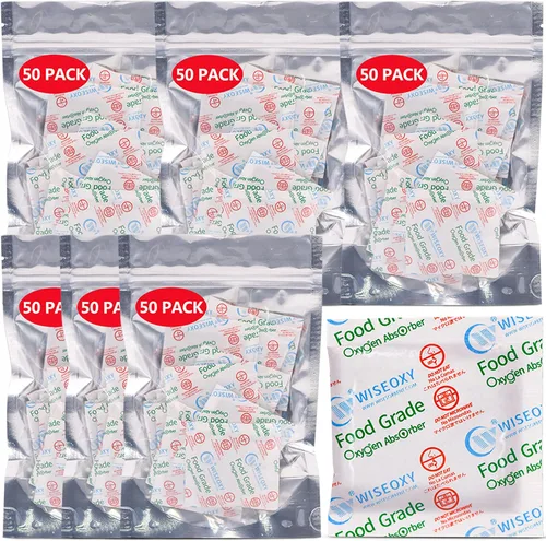 Miniatura 10 de Wisesorb Absorbentes de oxígeno para almacenamiento de alimentos de 300 CC 100 paquetes, absorbentes de oxígeno de grado alimenticio, absorbentes