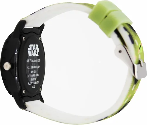 Miniatura 3 de Accutime Star Wars Baby Yoda - Reloj de pulsera analógico de cuarzo con cara pequeña, detalles negros para niñas, niños, niños de todas las edades
