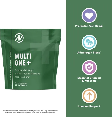 Miniatura 3 de MultiOne - Multivitamínico diario para hombres y mujeres, nutrientes esenciales y minerales para una salud óptima (60 cápsulas)
