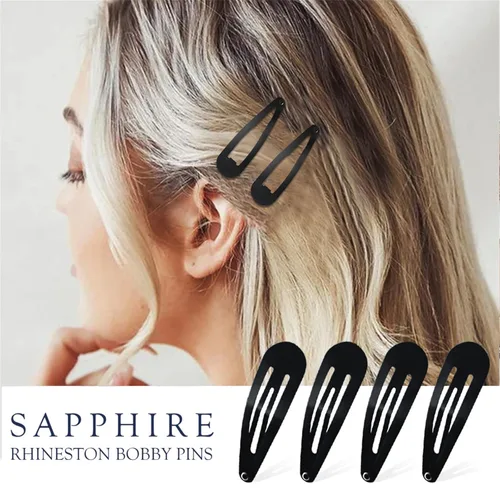 Miniatura 2 de HAALII Pinzas para el cabello a presión, paquete de 40 pasadores de 2 pulgadas, pinzas de metal para el cabello, diapositivas, para mujeres y niñas