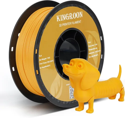 Miniatura 15 de Filamento para impresora 3D Kingroon PLA, 10 carretes, precisión dimensional +/- 0.02 mm, carrete de 10 kg (22 libras), 1.75 mm, negro
