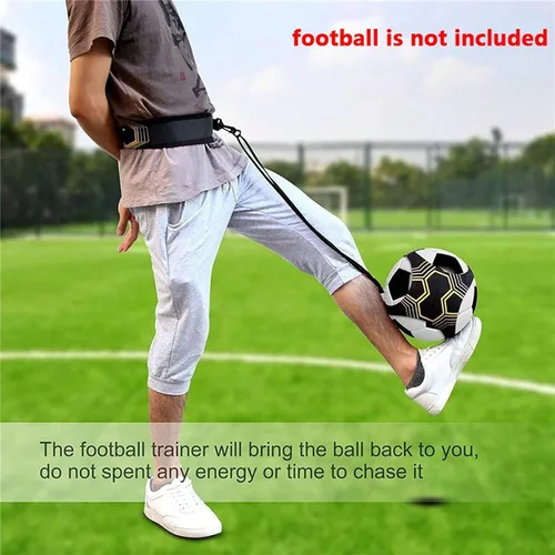 Miniatura 5 de Taeku Entrenador de fútbol ajustable, equipo de entrenamiento de patada de fútbol, habilidades de control, cinturón de práctica de cintura