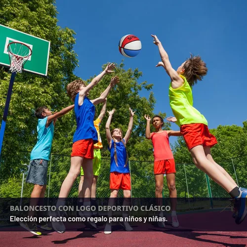 Miniatura 5 de KUYOTQ - Baloncesto para niños, jóvenes y adultos, tamaño 3/4/5/6/7 (22/25.5/27.5/28.5/29.5"), baloncesto premium de goma o cuero sintético