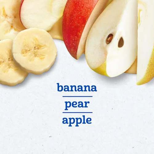 Miniatura 3 de Gerber Mi primer kit de frutas, puré de plátano, pera y manzana, tarros de 2 onzas, paquete de 2 (set de 6)