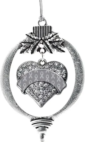 Miniatura 29 de Inspired Silver - Adorno con dije de hermana gemela - Adornos navideños de plata con circonitas cúbicas