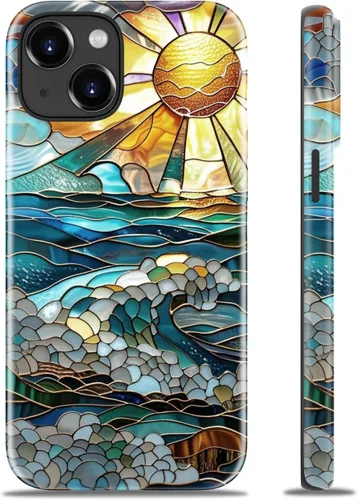 Miniatura 112 de Goodon para iPhone 17 Pro, Funda Estética de Gato Negro y Niña Naranja, Compatible con Magsafe, Funda Protectora Retro Única y Moderna de Silicona