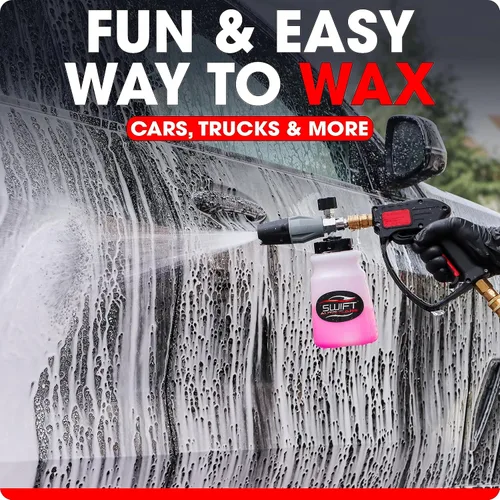 Miniatura 3 de Cera Espumable Swift Touchless (1 Galón) – Aplicación en Spray/Enjuague para Capa Protectora Hidrofóbica de Alto Brillo Para Cañón de Espuma