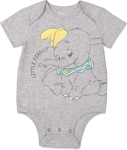 Miniatura 2 de Disney Body unisex de algodón elástico orgánico de manga corta para bebé (paquete de 3)