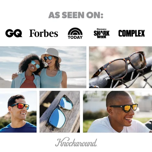 Miniatura 41 de Knockaround Mai Tais - Gafas de sol polarizadas para mujeres y hombres, lentes resistentes a los impactos y protección completa UV400