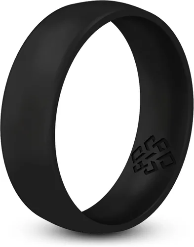 Knot Theory Anillos de boda de silicona transpirable para hombres y mujeres Anillos de boda de goma de goma para él y ella Regalo de aniversario