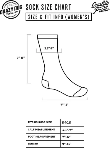 Miniatura 4 de Crazy Dog T-Shirts Calcetines para mujer con divertidos gráficos lindos para mujer