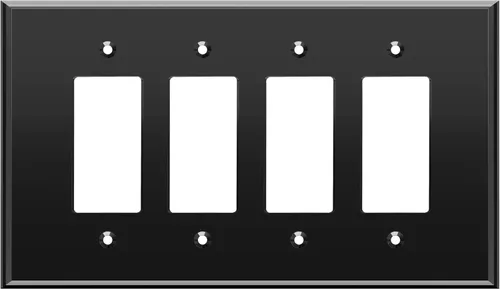 Miniatura 29 de LIDER Placa de Pared Decorativa de Acrílico Reflectante, Placa de Interruptor de Luz Espejada, Cubierta de Tomacorriente de Plexiglás, Vidrio Dorado