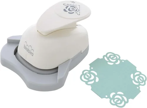 Bira Rose - Perforadora de esquina con forma de rosa, perforadora de esquina para el día de San Valentín, 1.5 pulgadas para álbumes de recortes