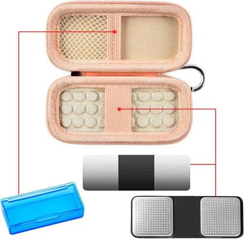 Miniatura 5 de Funda para monitor cardíaco compatible con AliveCor Kardia Mobile ECG/para KardiaMobile 6L para dispositivos Apple y Android, solo funda (rosa)
