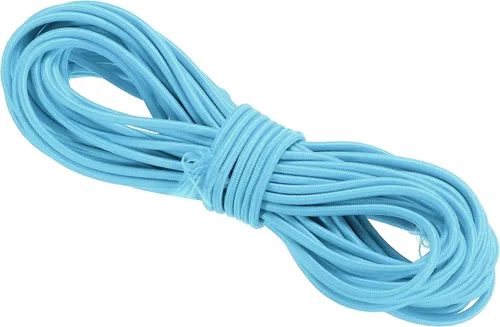 Miniatura 88 de PATIKIL Cuerda elástica elástica de 109 yardas (328.1 ft), cuerda elástica pesada de 0.059 in, albaricoque para manualidades, correas de gancho