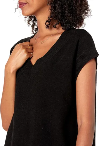Miniatura 3 de The Drop Chaleco tipo suéter Zhen con cuello en V para mujer