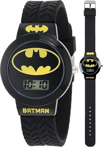 Reloj digital de cuarzo Accutime para niños con diseño de Batman, para niños, niñas y adultos de todas las edades