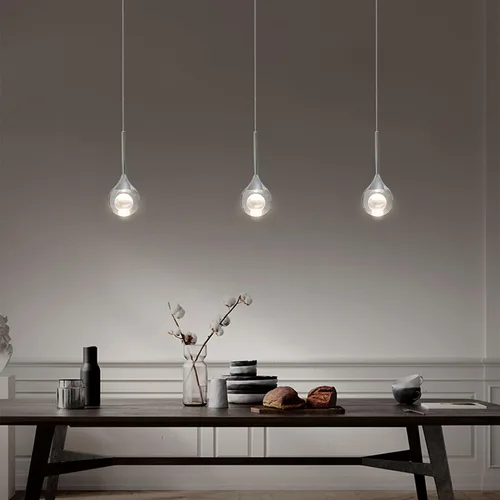 Miniatura 4 de Sedelan Lámpara colgante de cristal, iluminación moderna para isla de cocina, LED de 5 W, mini luz colgante, luces de isla de lujo para cocina