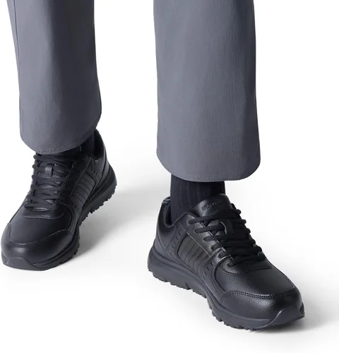 Miniatura 6 de Bruno Marc Zapatos de trabajo antideslizantes para hombre, zapatos de trabajo ligeros impermeables y tenis de restaurante o servicio de alimentos