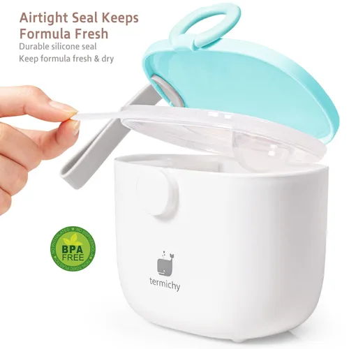 Miniatura 3 de Termichy Dispensador de Fórmula para Bebés, Contenedor Portátil de Leche en Polvo con Asa de Transporte y Cuchara para Actividades al Aire Libre