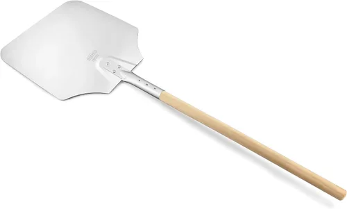Miniatura 2 de New Star Foodservice 50165 Pala para Pizza de Aluminio, Mango de Madera, Hoja de 12 x 14 pulgadas, 36 pulgadas en total