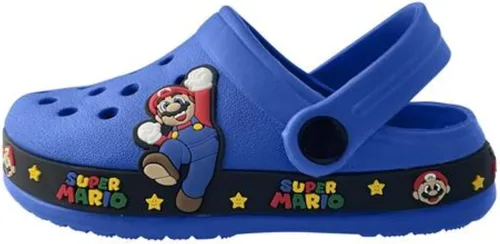 Grainarain Zapatos de jardín de dibujos animados para niños, zuecos y sandalias de madera para niños, zapatos de agua para niños, zapatillas de
