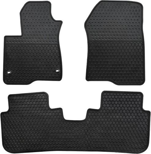 Alfombras de goma para coche para Honda CR-V 2023 2024 2025 CRV (incluye híbrido) Alfombrillas negras para auto, ajuste personalizado, protección