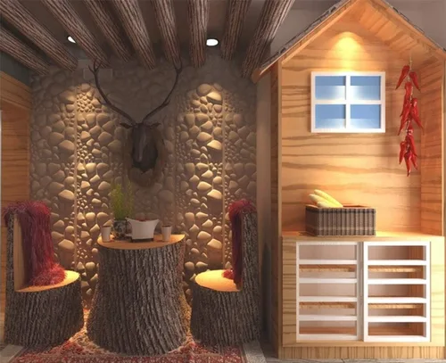Miniatura 4 de Kingsman - Paneles de pared 3D de 19.6 pulgadas x 19.6 pulgadas x 1 pulgadas (10 unidades), color blanquecino, material de fibra vegetal ECO