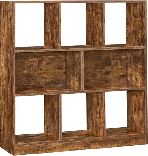 Miniatura 15 de VASAGLE Custos Collection - Estantería para libros tipo cubo con 4 compartimentos, 9.4 x 26 x 26 pulgadas, estantería de almacenamiento para sala