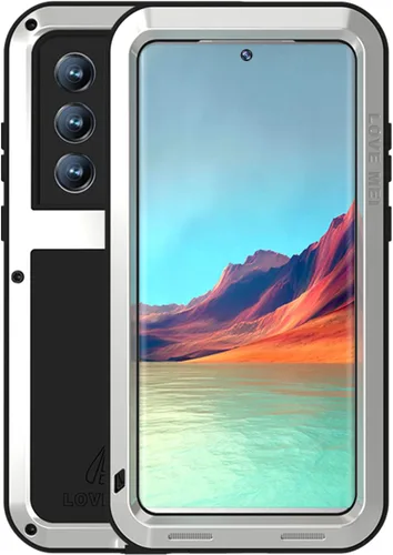 Miniatura 8 de LOVE MEI Funda militar resistente para Samsung Galaxy S22 Ultra, sin protector de pantalla de vidrio templado, a prueba de golpes, a prueba de Verde