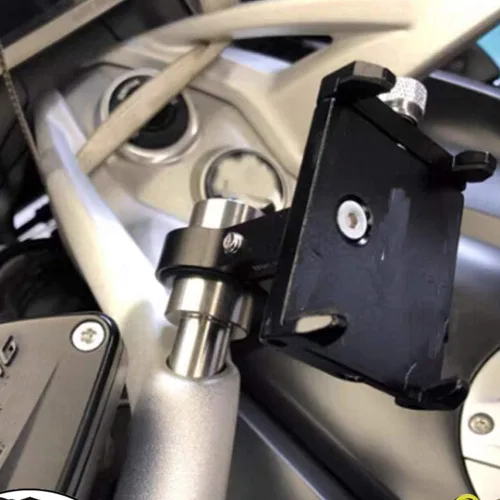 Miniatura 9 de Mzmotpv Repuesto para BMW K1600GT K1600GTL K1600B R1200RT Soporte Universal para Teléfono con Varilla de Extensión Soporte de Navegación Móvil (2)