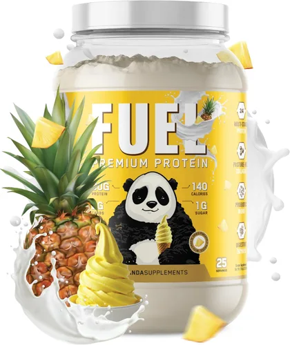 Miniatura 7 de Underground Bio Labs Panda Fuel Proteína Premium de Suero, Colágeno Hidrolizado, Caseína, Probióticos, Enzimas, Apto para Keto, Liberación