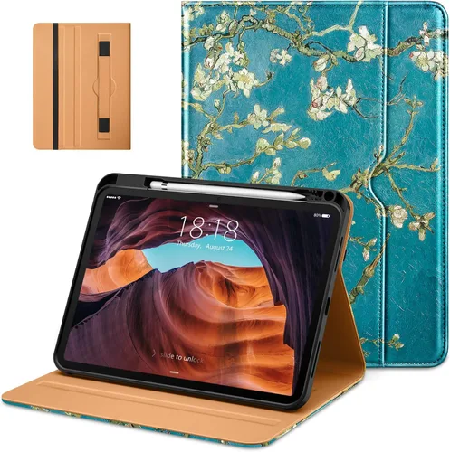 Miniatura 8 de DTTO Funda para iPad (A16) 11ª Generación de 11 Pulgadas 2025, Funda para iPad 10ª Generación de 10.9 Pulgadas 2022, Funda de Soporte Folio de Blanco