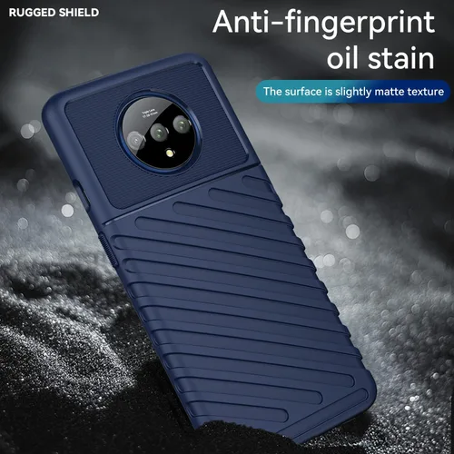 Miniatura 3 de Asuwish Funda de teléfono para OnePlus 7T con cubierta protectora de pantalla de vidrio templado y accesorios para celda, funda delgada y suave