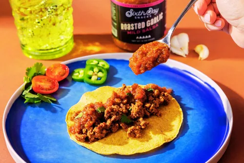 Miniatura 7 de Sixth Day Snacks Salsa mediana de jalapeño (16 onzas), sin gluten, ingredientes frescos, vegana y baja en sodio