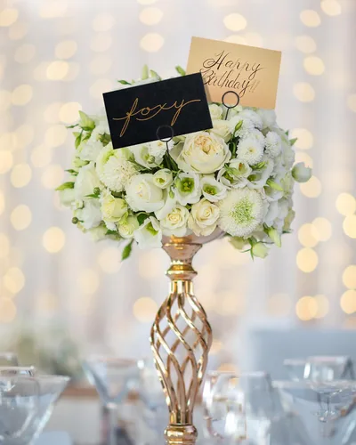 Miniatura 4 de Avsty 30 tarjeteros florales con púas de alambre para bodas, soporte de clip de fotos de metal, soporte para números de nombre de mesa, soporte