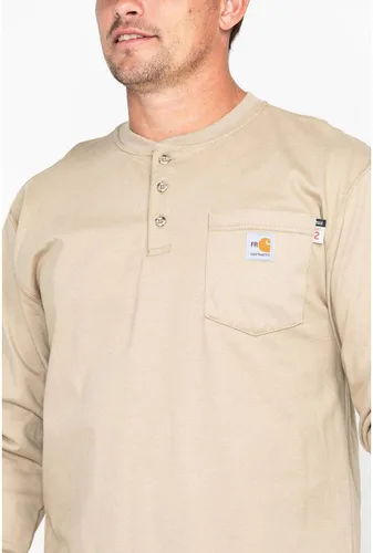 Miniatura 4 de Carhartt Henley - Camiseta de manga larga para hombre resistente a la llama