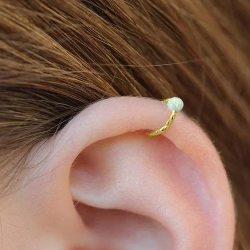 Miniatura 43 de Variedad de aretes de aro para cartílago