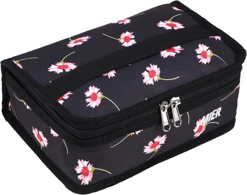 Miniatura 15 de MIER Lonchera pequeña para niños y adultos, compacta con aislamiento, mini hielera térmica portátil para viajes de trabajo, escuela, color azul Azul