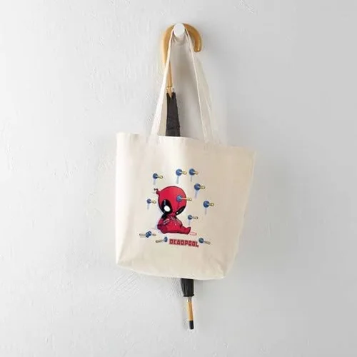 Miniatura 7 de CafePress Deadpool - Bolsa de mano de dardos de juguete bolsa de compras reutilizable