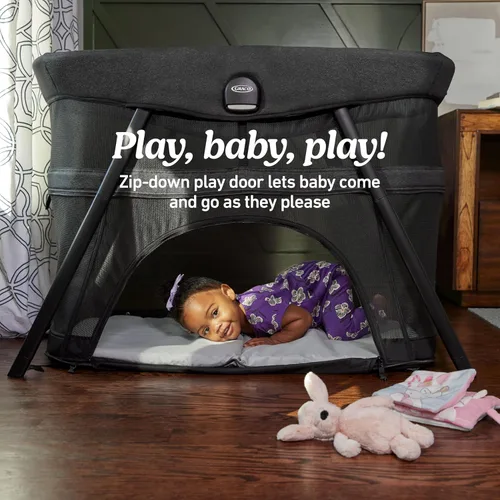 Miniatura 6 de Graco® Lite Traveler 4 en 1 Corralito con 4 modos, moisés de noche, corralito para niños pequeños, modo de tienda de juegos libres y para dormir