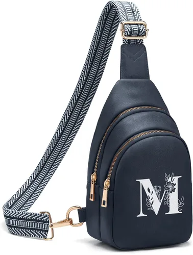 Miniatura 81 de Viverte Bolsas Cruzadas para Mujeres Bolso de Hombro Inicial Riñoneras Personalizadas Regalos para Mamá Mujer Esposa