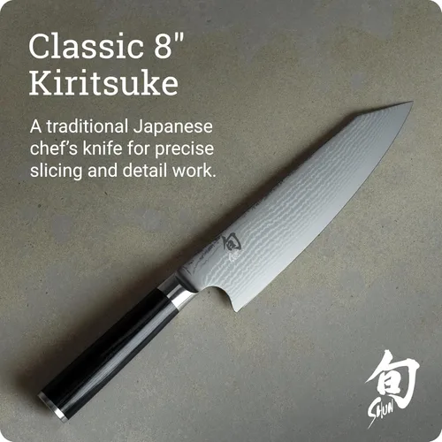 Miniatura 2 de Shun Classic Cuchillo Kiritsuke de 8" Negro