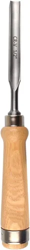 Miniatura 8 de ATOPLEE Juego de 4 cinceles de madera para carpintería, herramienta profesional de cincel de madera, gubia de carpintero CR-V, borde semicircular