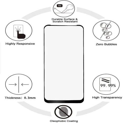 Miniatura 3 de Funda para Xiaomi Redmi Note 9 con protector de pantalla de cristal, híbrida resistente a los arañazos de doble capa, antiarañazos, a prueba