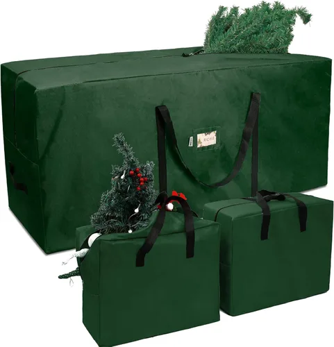 Miniatura 9 de RICHIE Bolsa de almacenamiento para árbol de Navidad de 7.5 pies, se adapta a árboles artificiales de hasta 7 pies, bolsa Oxford 600D para árbol
