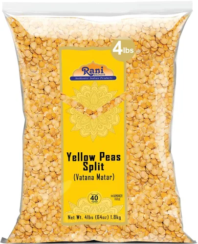 Miniatura 13 de Rani - Guisantes Amarillos Enteros, Secos (Vatana, Matar) 1.81kg (64oz, 4lbs) a granel ~ Completamente naturales Vegano Apto para gluten