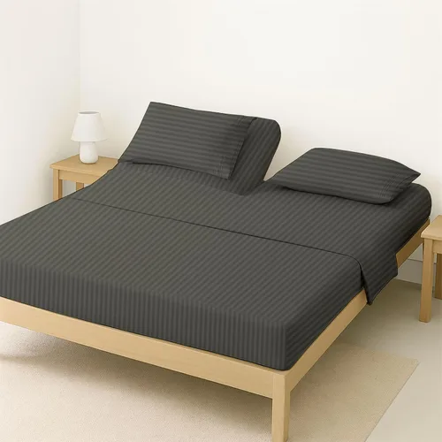 Miniatura 22 de ARlinen Juego de sábanas divididas tamaño Queen, 5 piezas, 100% algodón egipcio, bolsillo profundo de 16 pulgadas, ropa de cama suave de lujo