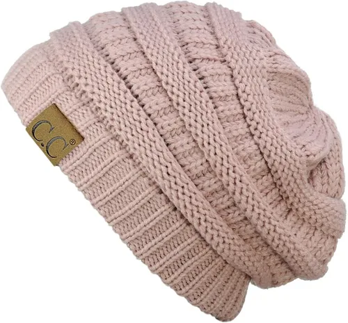 Miniatura 280 de C.C Trendy Warm Chunky Soft Stretch Cable Knit Beanie