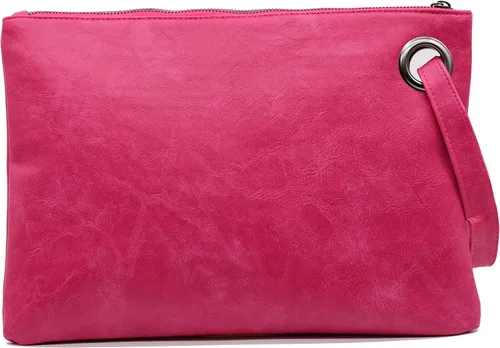 Miniatura 9 de Amaze Bolso de mano de gran tamaño para mujer, bolsa grande de piel sintética, bolso de noche con cartera de hombro para mujer